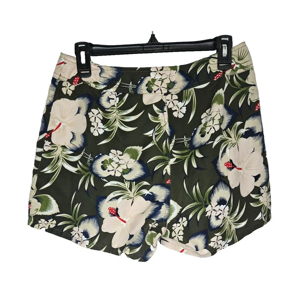 L3 Sport Women's Floral Board Shorts Sz 10 Hawaiian Tropical Beach‎ Swimwear